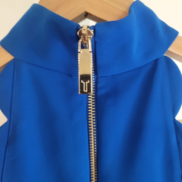 Ted Baker London Blue Sleeveless Mini Dress Size 0 - Picture 7 of 9